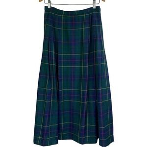 PENDLETON Vintage 90s Celebration Tartan Plaid Wool Classic Scottish Irish Skirt